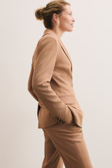 Clever Crepe Knighton Jacket Camel