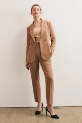 Clever Crepe Knighton Jacket Camel
