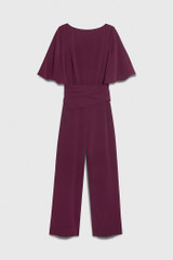 Clever Crepe Colinton Jumpsuit Plum Clever Crepe Colinton Jumpsuit Plum