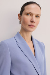 Clever Crepe Knighton Jacket Pale Blue