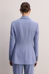 Clever Crepe Knighton Jacket Pale Blue