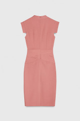 Amberley Dress Rose Pink Sculpt Stretch Crepe Amberley Dress Rose Pink Sculpt Stretch Crepe