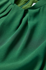 Rossano Crepe Dress Deep Green