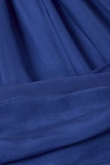 Rivara Silk Chiffon Maxi Dress Cobalt Blue