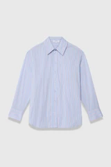 Claudia Cotton Shirt Soft Blue