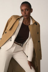 Hawthorne Water Repellant Trench Caramel