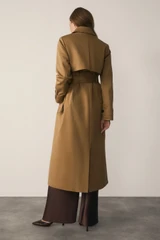 Hawthorne Water Repellent Trench Caramel