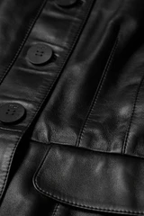 Ginevra Leather Jacket Black