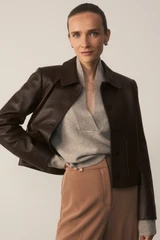 Orsini Leather Jacket Chocolate