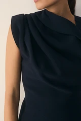 Sculpt Knit Terranto Top Navy