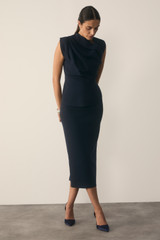 Sculpt Knit Terranto Top Navy