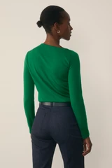Rona Merino Top Eden Green