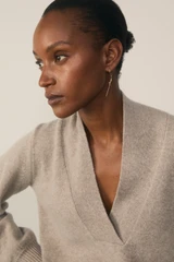 Orta Wool Cashmere Sweater Fawn