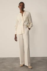 Corso Silk Shirt Parchment