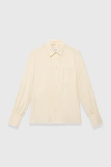 Corso Silk Shirt Parchment