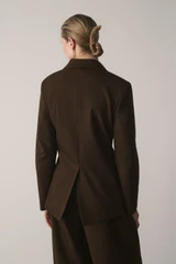 Clever Wool Blend Lucca Jacket Chocolate