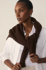 Rieti Cotton Silk Blend Sweater Raisin