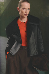 Alteri Shearling Coat Black
