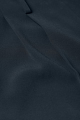 Clever Crepe Siena Tapered Pleat-Front Trousers Navy