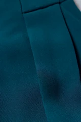 Clever Crepe Doppio Lyon Palazzo Trousers Dark Teal