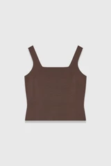 Sculpt Knit Keighley Top Chocolate
