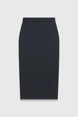 Sculpt Knit Santon Skirt Navy