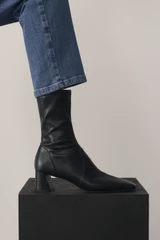 Lanza Leather Boots 50 Black