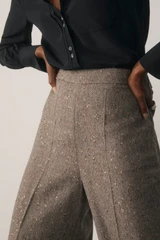 Arezzo Fleck Wool Blend Trousers Chestnut