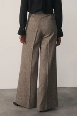 Arezzo Fleck Wool Blend Trousers Chestnut