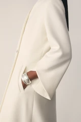 Ansdell Textured Wool Coat Ivory