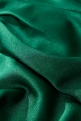 Ostia Satin Dress Emerald Green