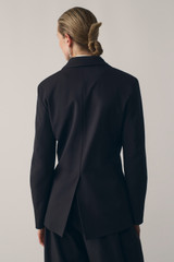 Clever Wool Blend Lucca Jacket Navy