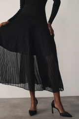 Fiora Stretch Knit Dress Black