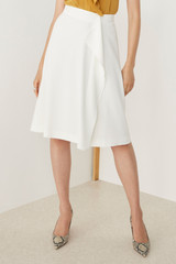 Clever Crepe Almeida Skirt Ivory Clever Crepe Almeida Skirt Ivory