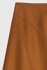 Ciano Skirt Toffee Boiled Wool Ciano Skirt Toffee Boiled Wool