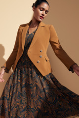 Clever Crepe Belmont Jacket Vicuna Clever Crepe Belmont Jacket Vicuna