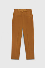 Clever Crepe Slim-Leg Elasticated Trousers Vicuna Clever Crepe Slim-Leg Elasticated Trousers Vicuna