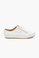 Pescara Lace-Up Sneaker Ivory Soft Leather Pescara Lace-Up Sneaker Ivory Soft Leather