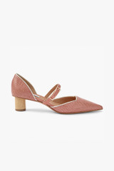 Empoli 45 Strap Pink Lizard-Embossed Leather Empoli 45 Strap Pink Lizard-Embossed Leather