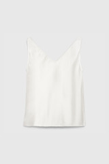 Fairfield Cami Top Ivory Silk Satin