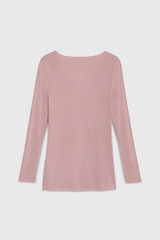 Livigno Layering Top Blush Superfine Modal Cashmere