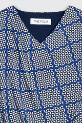 Etienne Top Multicolour Check Print Jersey Etienne Top Multicolour Check Print Jersey