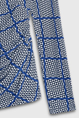 Etienne Top Multicolour Check Print Jersey Etienne Top Multicolour Check Print Jersey