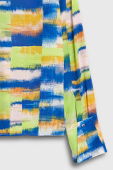 Ellesmere Blouse Multicolour Abstract Print Silk Ellesmere Blouse Multicolour Abstract Print Silk