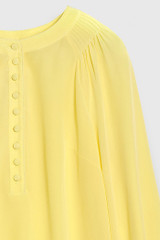 Corsica Blouse Yellow Silk Corsica Blouse Yellow Silk