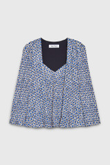 Hertford Top Multicolour Geo Print Jersey Hertford Top Multicolour Geo Print Jersey