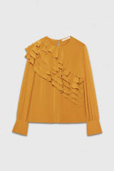 Livenza Blouse Mustard Silk Livenza Blouse Mustard Silk
