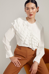 Livenza Blouse Ivory Silk Livenza Blouse Ivory Silk