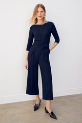 Lugano Jumpsuit Navy Crepe Lugano Jumpsuit Navy Crepe