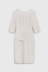 Eaton Dress Winter White Signature Tweed Eaton Dress Winter White Signature Tweed